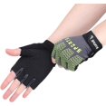 thumbnail image 2 of Junior Kids Cycling Gloves Non-Slip Breathable Half Finger Skateboard Bike Riding Gloves Mitten Shockproof Sports Training UV Protection Fishing Climbing Fingerless Gloves for Boys Girls Age 5-10, 2 of 5