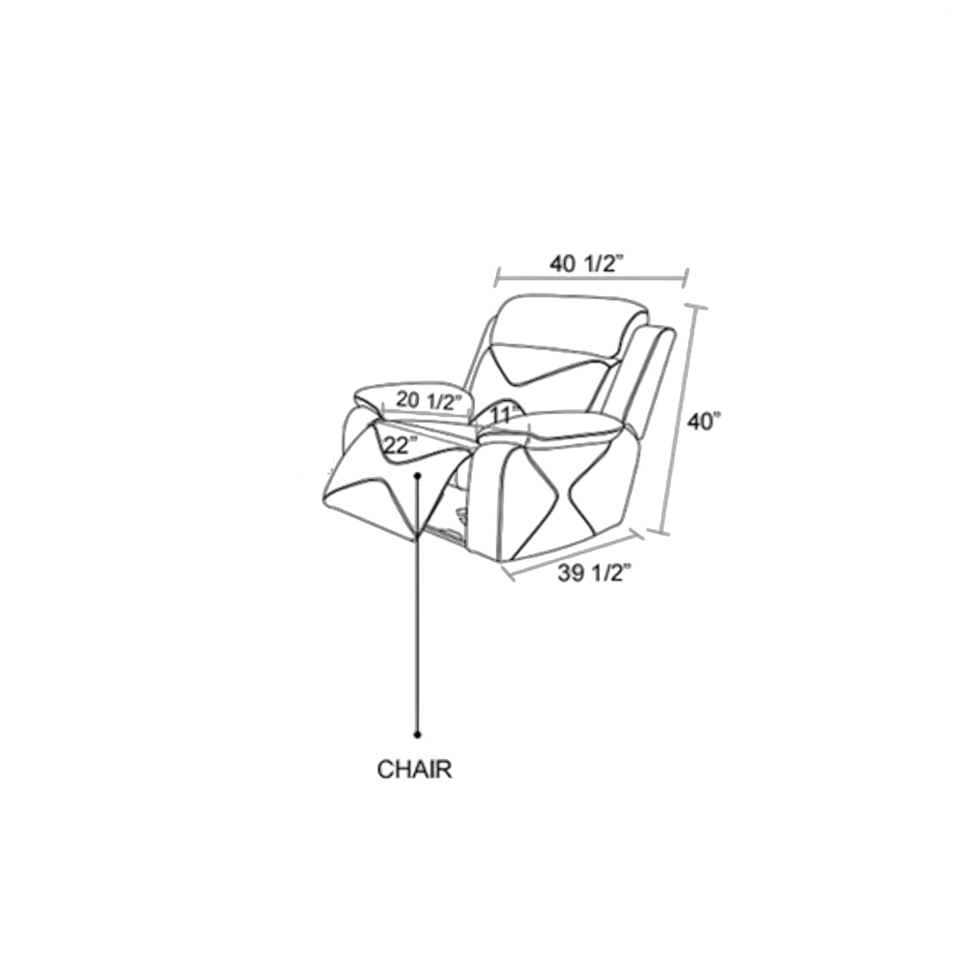 MAYEERTY Electric Recliner Chair, Breathable Leather Sofa with LED Lights for Living Room Bedroom