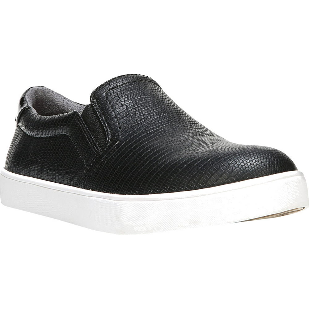 dr scholl's black platform sneakers