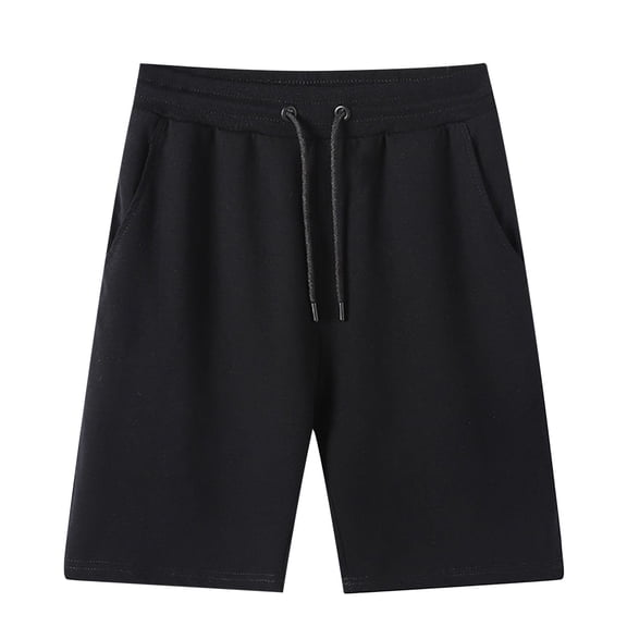 JTieacloth Stretch Short with Pockets Men's Shorts With Deep Pockets And Loose Fitting Shorts Suitable For Running Home And Leisure,Black