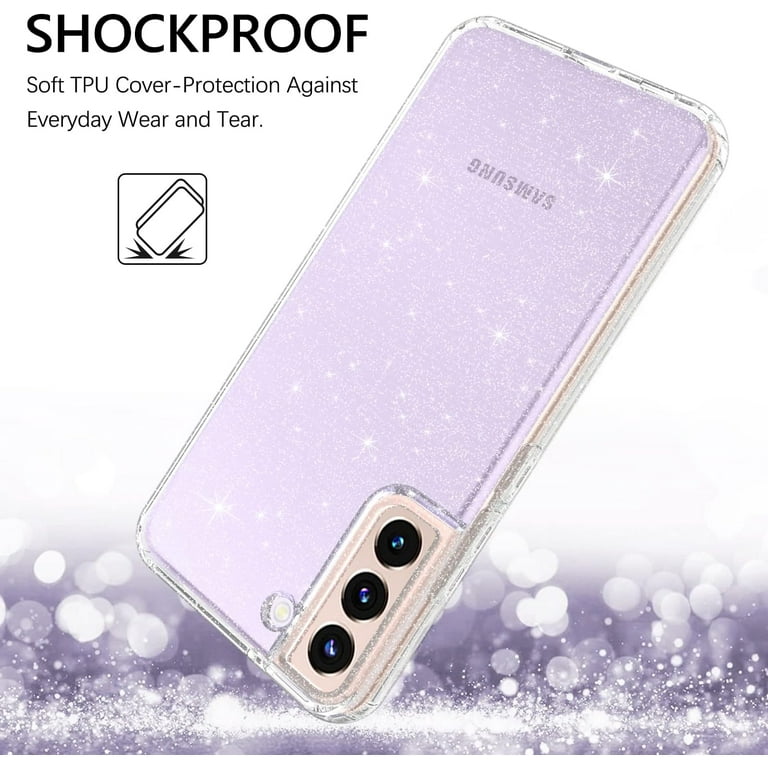 For Samsung S23 Ultra S22 Plus S21 Note20 Bling Glitter Plating Girls Case  Cover