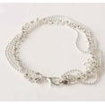 thumbnail image 4 of K-KED Womens Fashion Delicate Jewelry Anklet Silver Color Multi Layer Ankle Bracelet, 4 of 5