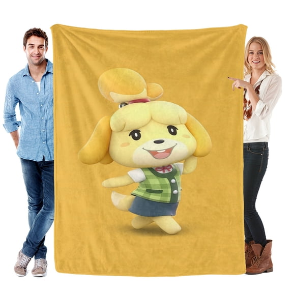 Throw Blanket for Animal Crossing Bed Couch Soft Warm 30x40 Inch Flannel Blanket for Kids Boys Girls Gifts Home Decor