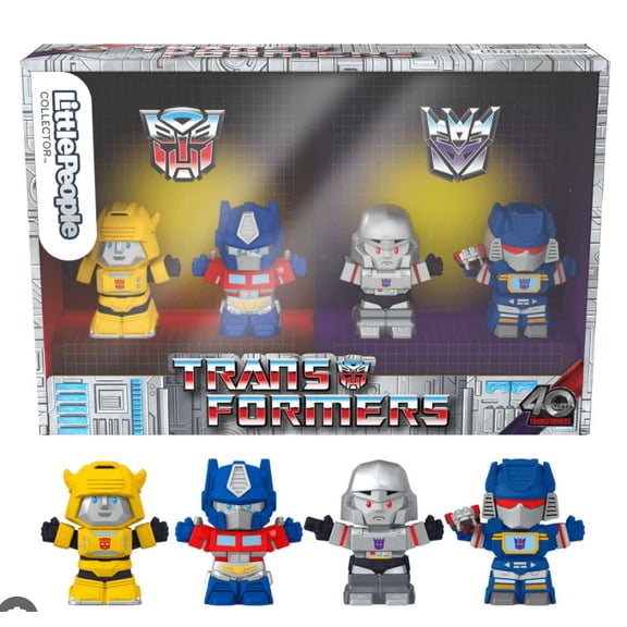 Fisher Price Little People Transformers Set of 4 Toy New With Tag