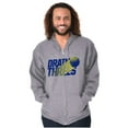 thumbnail image 4 of Basketball Drain Three Pointers Zip Hoodie Sweatshirt Men Brisco Brands S, 4 of 6
