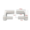 thumbnail image 4 of Handlebar Riser, Universal Aluminum Bar Clamp Handle, 1 Pair Bracket for BAOMA R1250RT Motorcycle ATV Dirt Bike, 4 of 10
