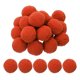thumbnail image 1 of Pom Poms de 2 pulgadas para manualidades, 20 piezas de pompones para manualidades, bolas esponjosas a granel para sombreros, arte navideño DIY, Naranja, 1 of 7