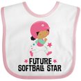 thumbnail image 3 of Inktastic Future Softball Star Cute Girls Girls Baby Bib, 3 of 4