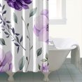 thumbnail image 5 of Waterproof Pioneer Shower Curtain 84x72 Inch Polyester Unique Colorful Floral Shower Curtain for Bathroom Hotel Home Decor with 12 Plastic Hooks, 5 of 5