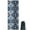 Blue Ethnic Geometric, variant on Gray Geometric Quatrefoil Pattern Hot Yoga Mat Towel Non Slip for Hot Yoga - Quick-Drying Yoga Mat Cover with 4 Corner Pockets with Travel Bag - Hot Yoga Towel Non Slip 70"x26"