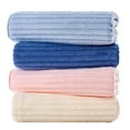 thumbnail image 4 of Nvzi 2 Pcs Soft Bath Towels Large, grey Fluffy Bath Towels for Bathroom, 70x140cm - Ultra Soft Coral Fleece Towels, Highly Absorbent & Durable Bath Towel Set, Ideal for Daily Use & Home.Style A, 4 of 4
