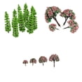 thumbnail image 1 of Modelo Árboles de + Árboles para Modelismo Ferroviario Paisajismo Diseño Diorama ( N Gauge) Zulema Diseño de árbol de escala, 1 of 8