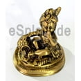 thumbnail image 6 of eSplanade - Krishna Makhan Chor Laddu Gopal Kanha Bal Gopal - Murti Idol Statue Sculpture Showpiece | Home Decor | Brass - 9.5 cms, 6 of 7