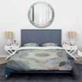 thumbnail image 3 of Designart "Sacred Geometry Essentials - Patterns Unveiled VII" Modern Geometric Bedding Covert Set - Abstract Geometric Beige Abstract Bed Set With 2 Shams, 3 of 6