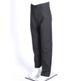 thumbnail image 2 of Kaerm Big Boys Adjustable Waist Stretch Straight Fit Dress Pants Kids School Uniform Clothes Gray 130, 2 of 7
