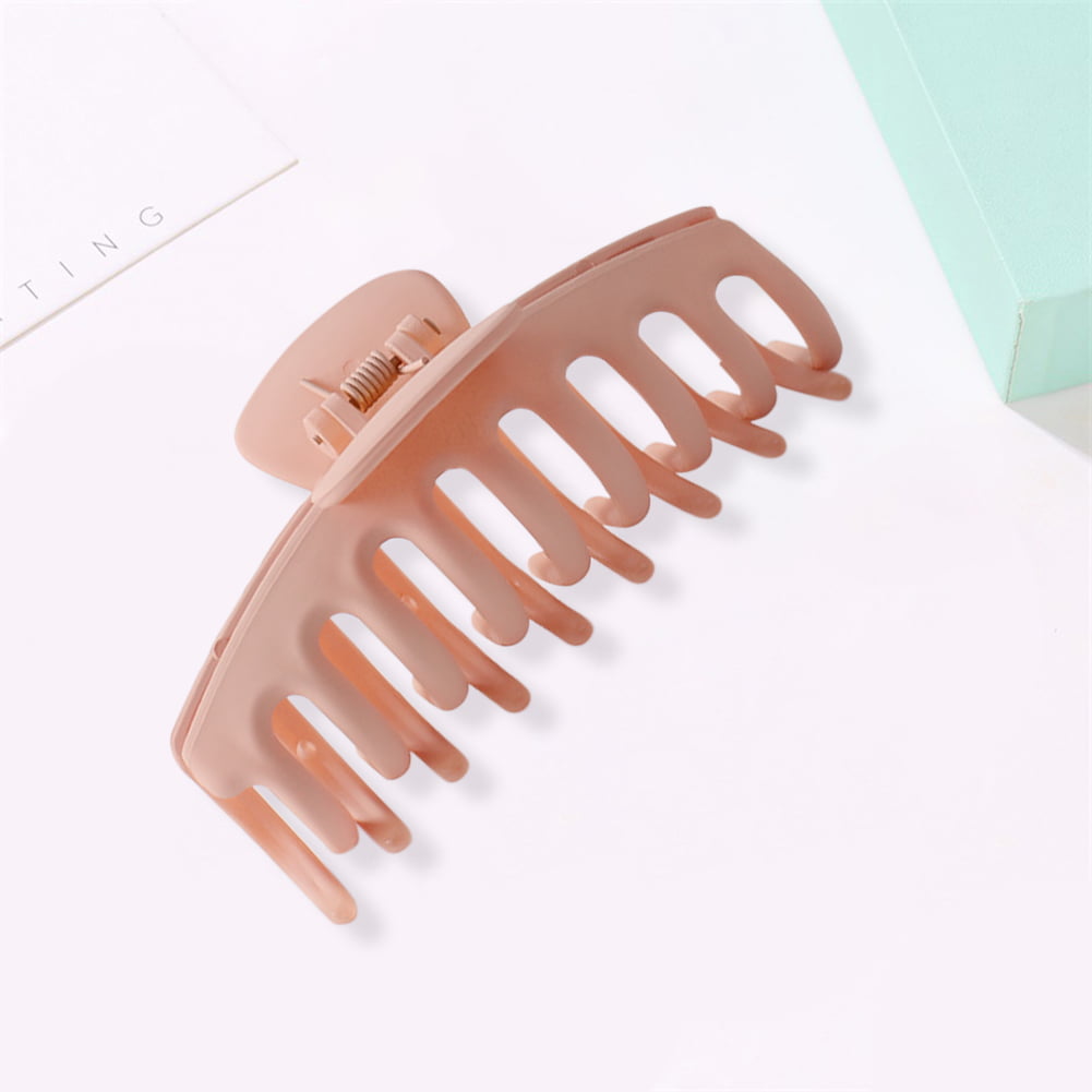 Big Crab Hair Claws Clips Women Solid Color Hairpins Barrette Hair Accessories