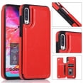 thumbnail image 1 of Funda de cuero de alta calidad con ranuras para tarjetas para iPhone SE 6S 7 8 Plus XR XS 11 Pro Max, funda tipo cartera para Samsung A50 A70 A51 A71 S20 Plus Tan Jianjun unisex, 1 of 2