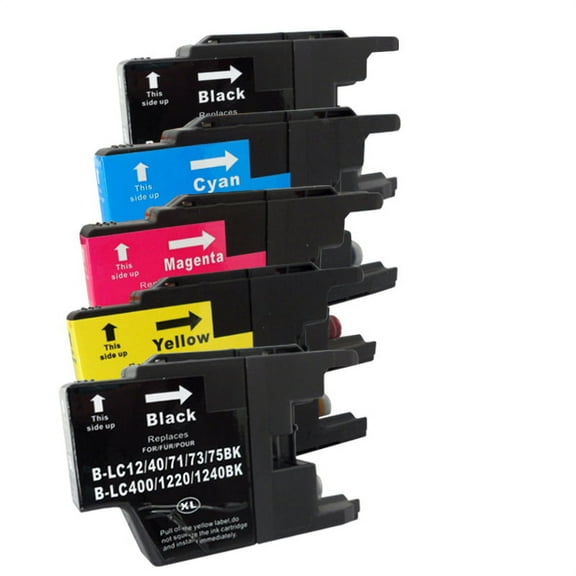 Replacement LC-71 LC-75 Ink Cartridges compatible for MFC-J280W MFC-J425W MFC-J430W MFC-J5910DW -5 Packs