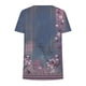 thumbnail image 3 of Fiudx Camisas de Mujer Mujer Moda Casual Manga Corta Suelta Camiseta Blusa Tops, 3 of 4