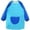 Light Blue, variant on Art Apron for Kids with Front Pocket And Long Sleeves Mealtime And Painting Shield for Boys And Girls 1 12 Years
