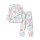 thumbnail image 1 of Balery Colorful Seashells1 Pijama para Hombre de Dos Piezas con Manga Larga, Conjunto de Dormir y Descanso Suave con Bolsillos-Medium, 1 of 7