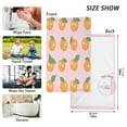 thumbnail image 6 of Yayeee 100% Cotton Hand Towels for Bathroom 16" x 28" Soft Absorbent Kitchen Towel, Cute Oranges, 6 of 7