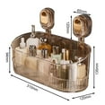 thumbnail image 4 of Caja de almacenamiento de ventosas para baño sin taladros,Espacio ahorro de almacenamiento para baño, 4 of 7
