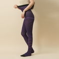 thumbnail image 4 of Fgnfyis Women's Halloween Tights with Striped Pattern for Party and Elegant Shaping Purple One Size, 4 of 5
