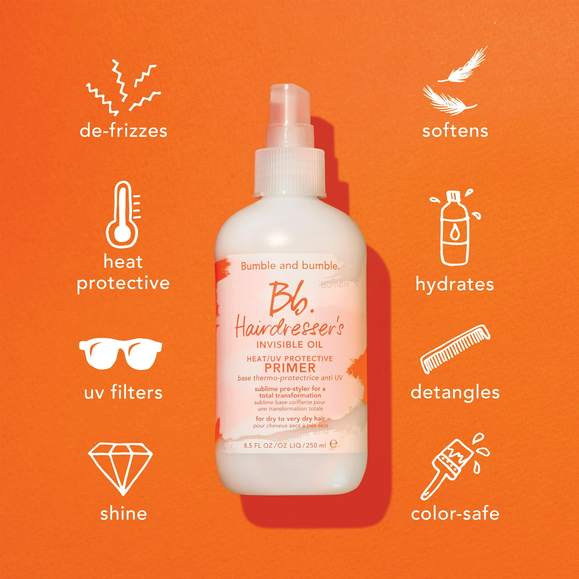 Huile Invisible Coiffeur Bumble And Bumble - 100 Ml, Soin Léger Neuf, Tous Types De Cheveux