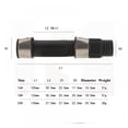 thumbnail image 5 of 4 Pack Fishing Reel Seat-Spinning Wheel Rod Mount Clip Bait Casting Reel Seat For Rod Building Parts Casting Fishing Tackle Accessory, 5 of 5