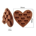 thumbnail image 3 of Heart Shaped Cake Pans Heart Silicone Mold for Baking,Nonstick Heart Shaped Mold, Oven Safe Bakeware for Cakes, Brownies, and Desserts, 6-Cup Valentines Silicone Molds, 3 of 7