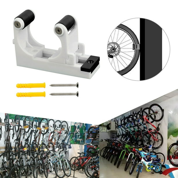 Bicicleta Soporte de pared para bicicletasoporte Ndcxsfigh para de carreterasoporte para hebilla de estacionamiento (blanco y negro)