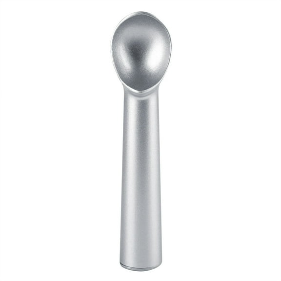 Heat Conductive Handle Ice Cream Scoop, Premium Material Aluminium Alloy Nonstick Property Effortless Serving Tool, Silver For Home Restaurant Ice Cream Parlor