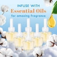 thumbnail image 3 of Plug In Air Freshener Refills for Home, Cotton Scents for Bedroom, Bathroom, 6 Count Plug Refills, 3.96 Fl Oz, Compatible with Air Wick & Glade, Not Include Glade Plus, 3 of 4