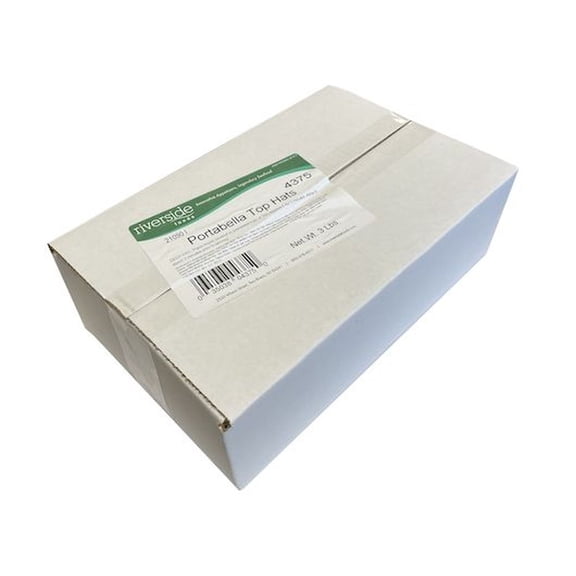 Riverside Foods Portabella Top Hats, 3 Pound -- 4 per case