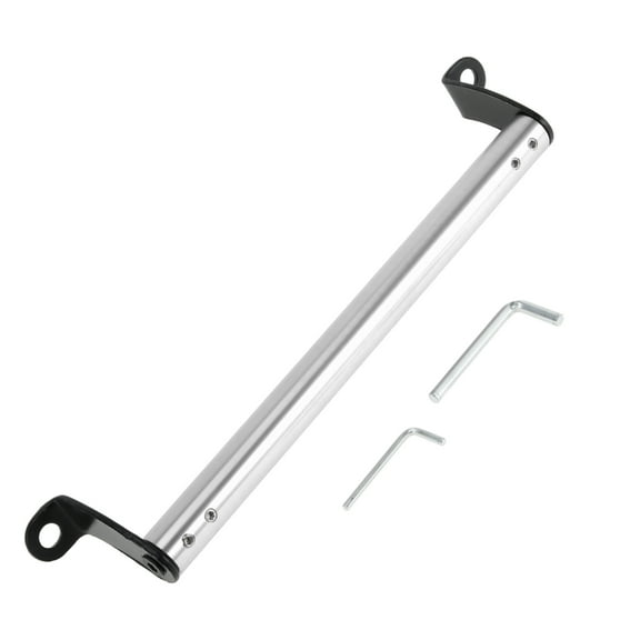 Unique Bargains Motorcycle Balance Cross Bar Adjustable Motorbike Handlebars 0.41" Hole Diameter Silver Tone