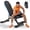 Black Without Extended Headrest, variant on MERACH 990LBS Adjustable Weight Bench with Leg Extension, Foldable Workout Bench for Home Gym