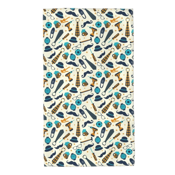 Balery Fathers day Toalla de Microfibra Premium con Estampado – 27.5x16 pulgadas, Alta Absorción, Suave y Aterciopelada, Secado Rápido