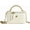 White, variant on Mini Quilted Square Box Bag For Women,Top-Handle Crossbody Handbag With Metal Chain Strap Vanity purse