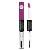 Revlon ColorStay Overtime Lipcolor, Dual Ended Longwearing Liquid Lipstick with Clear Lip Gloss, with Vitamin E, 520 Neverending Purple, 0.07 fl oz