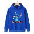 thumbnail image 3 of Ropa infantil kawaii Disney Stitch para niños de 3 a 14 años, ropa para niños y niñas, sudadera deportiva informal de calle cálida, 3 of 5