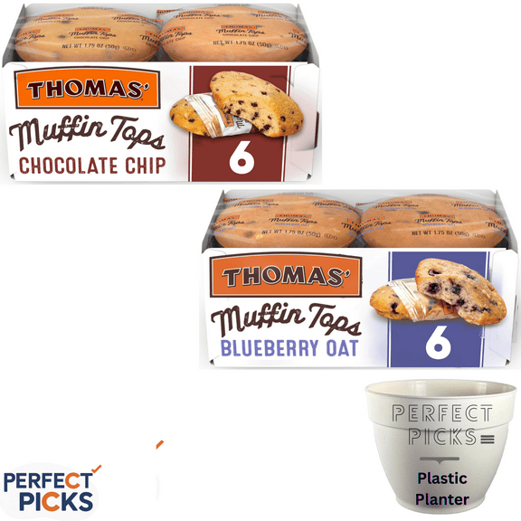 Thomas' Muffin Tops Variety Pack of , Blueberry & Chocolate , 12 Packs