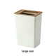 thumbnail image 4 of Naiovety Bote de basura pequeño, tapa de bambú, papelera de basura, papelera, sala de estar, oficina en casa Type4 NO4, 4 of 6