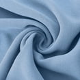 thumbnail image 6 of Dressy Trouser for Women Flowy Wide Leg Culottes Ruffle Elastic Waist Pants with Button Decor Slacks Business Casual Trousers with Pockets Light Blue M, 6 of 8