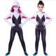 thumbnail image 2 of Disfraz de Spider Gwen para mujer en 3D, disfraz de Spidergirl, disfraz de Gwendolyn Maxine Stacy Zentai, disfraz de Halloween para niñas, 2 of 5