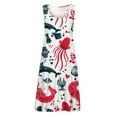 thumbnail image 4 of Giftesty Summer Dresses for Women Womens Fashion Holiday Summer Casual Printing Sleeveless Party Beach Loose Dress, 4 of 5