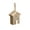 C, variant on E Solid Wood Christmas House Small Village Ornaments, Set Of Miniature Wooden Cabins For Christmas Tree Decoration Or Creative Holiday Scene Setup