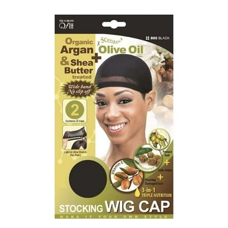 Qfitt Organic Argan & Shea Butter + Olive Oil Stocking Wig Cap ...