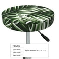 thumbnail image 4 of Disketp Tropical Palm Leaves1 Stool Covers Round, Super Soft Round Bar Stool Cushion Covers Seat Cushion - 14 Inch, 4 of 7