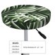 thumbnail image 4 of Disketp Tropical Palm Leaves1 Funda Redonda para Taburete, Funda de Cojín para Silla de Bar Suave y Elástica-12 inch, 4 of 7